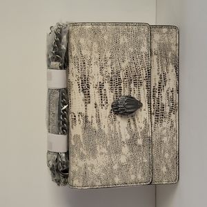 -  Shoreditch Lizard Embossed Leather Crossbody Bag  KURT GEIGER LONDON